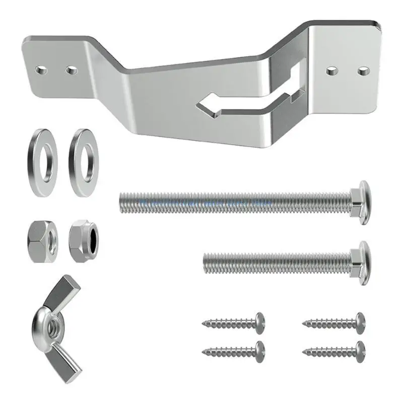 

41XA Wall Mount Spare Tire Holder For Enclosed Utility Trailer, Wheel Bracket, Stainless Steel Easy Installation Space Savers