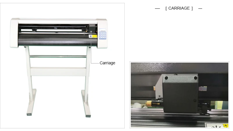 720mm Paper Feed 630mm Cutting Vinyl Cutter Plotter, Sticker Decal Heat Transfer Engraving Machine for Diatom Mud & Adhesive