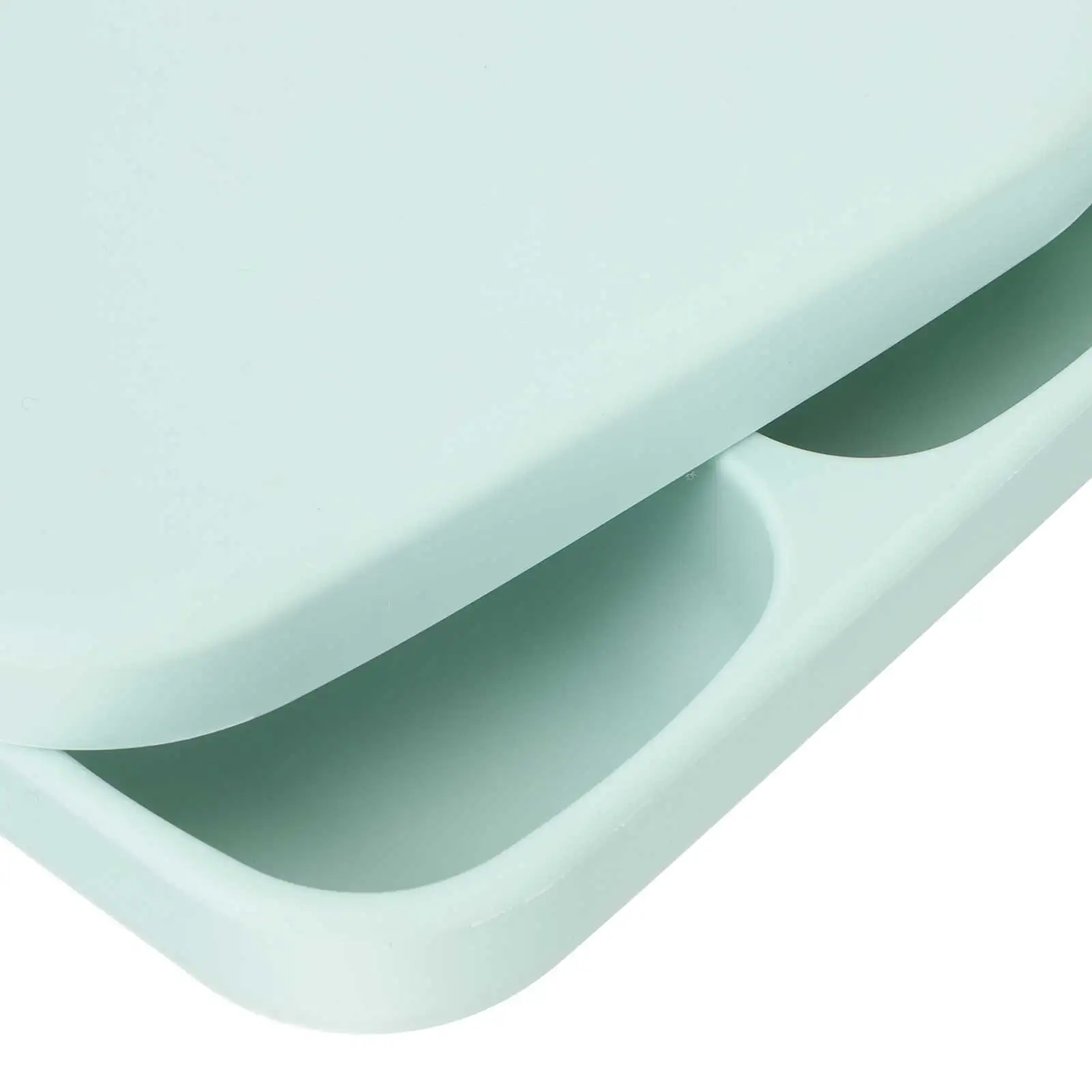 

Silicone Food Plate Reusable Divided Toddler Baby Plates Suction Cup Compact Easy Clean Store Different Food Portable Fruit
