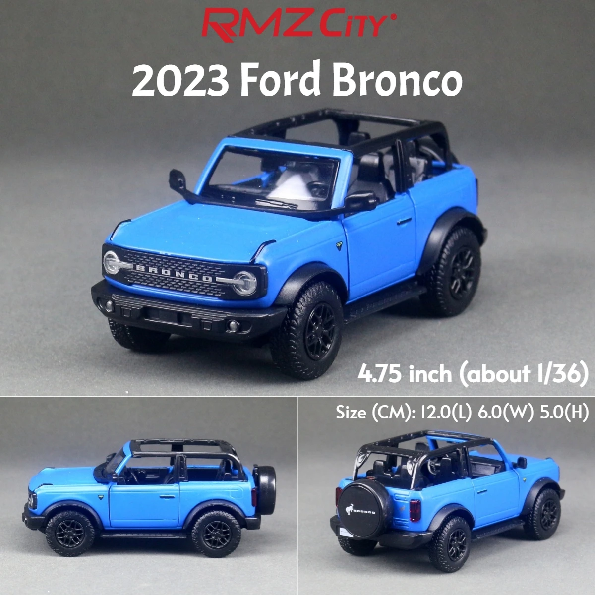 1/36 フォードブロンコ SUV オフロードおもちゃの車のモデル子供のため