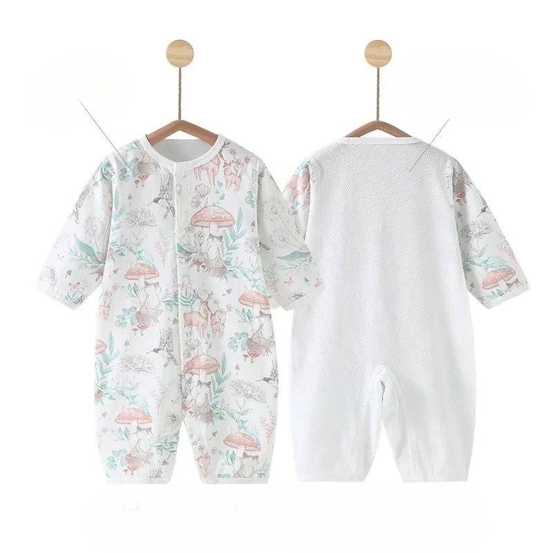 

Clothes for Infants and Toddlers in Summer Which Can Be Used As Air Conditioned Outfits Rompers and Crawling Suits for Newborns