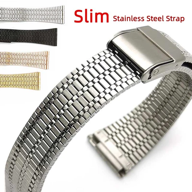 Slim Tapered Stainless Steel Watch Strap Band 18mm 20mm 22mm Quick Release Watchbands for Samsung Galaxy Watch 6 5 for Huawei GT AliExpress 1511