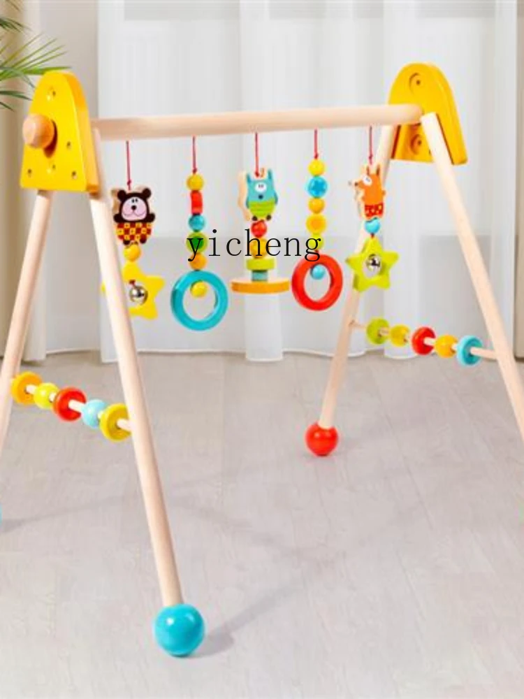 YY Newborn Fitness Equipment Decoration Hanging Ring Exercise Rack Training Hand Grasping Toddler Baby Health