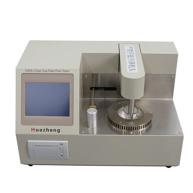 Huazheng Manufacturer Flash Point & Fire Point Apparatus astm d92 Open cup  flash point tester