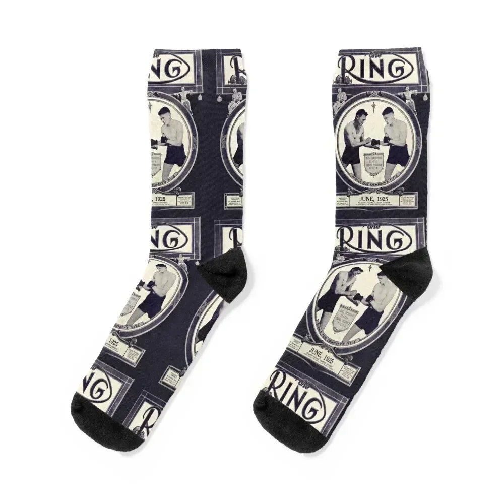 Purple Ring - Boxing Magazine Socks floor Running short Women Socks Men's