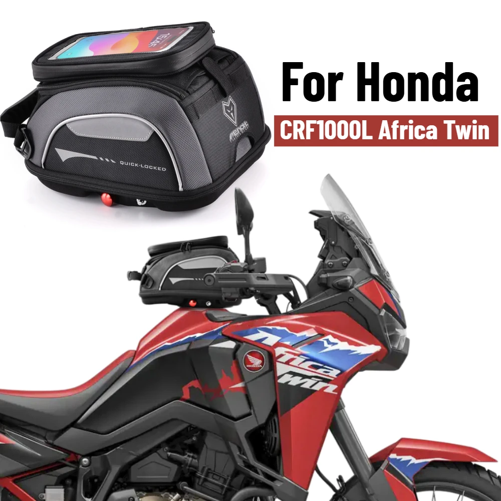 Tank Bag for Honda CRF1000L  Africa Twin Adventure Sports XL 750 Fuel Luggage Carrier Top Case Waterproof Transalp Quick Lock