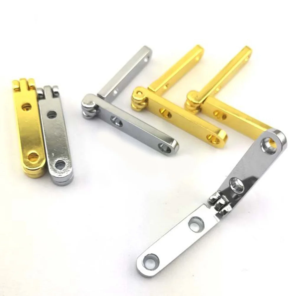 

8pcs Zinc Alloy Hinge Jewelry Box Hinge Wooden Box Golden Smooth Durable For Miniature Cabinets Drawers Furniture Projects