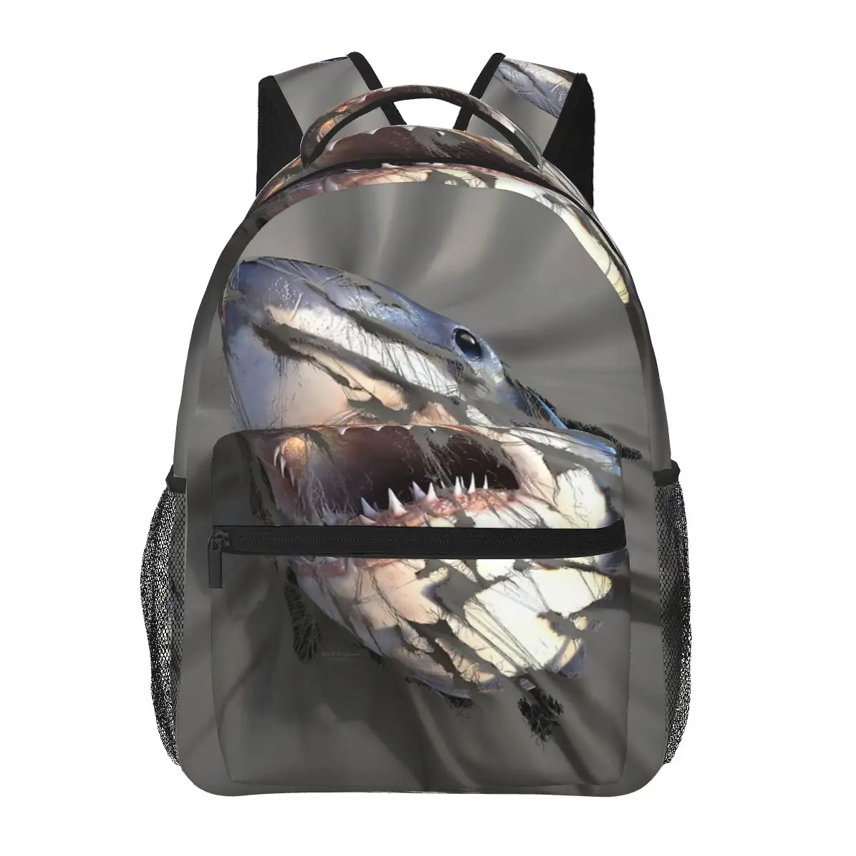 

Great White Shark Break Through By David Penfound Backpack for Girls Boys Travel RucksackBackpacks for Teenage school bag