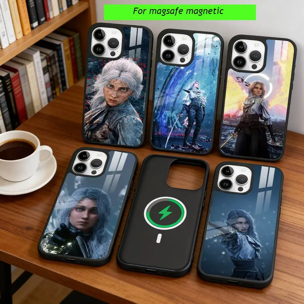 

C-clair Obscur Expedition-33 Phone Case For iPhone17,16,15,14,13,12,11 Plus,Pro Magnetic with Magsafe Wireless Charging