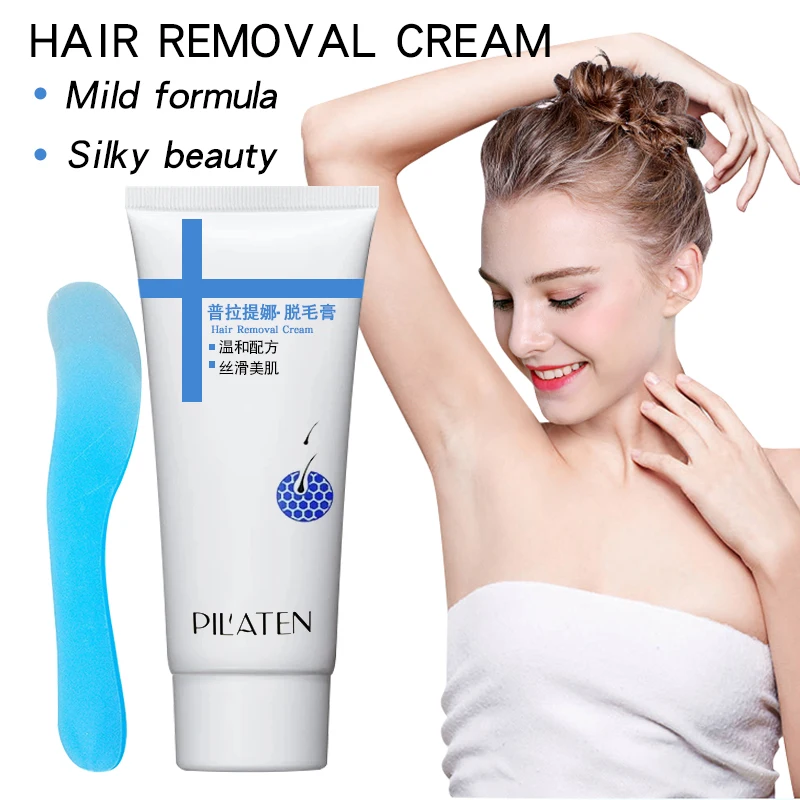 2Pcs Men and Women Herbal Depilatory Cream Hair Removal Painless Cream for Removal Armpit Legs Hair Body Care Shaving No Box100g