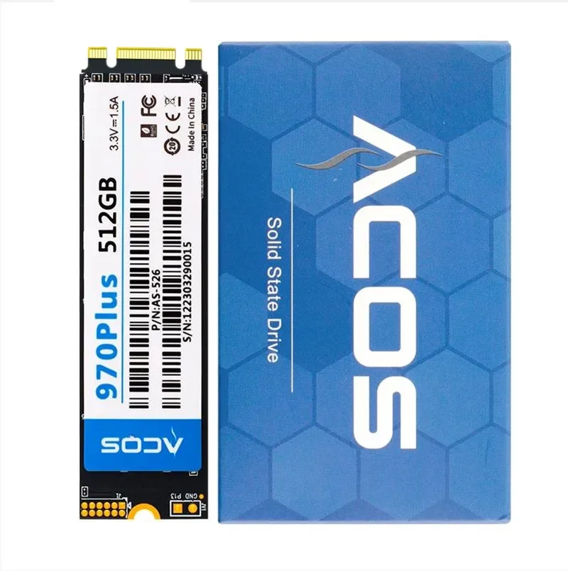 ACOS- Laptop internal hard drive, M.2 SATA 3 SSD solid-state drive, 2280 NGFF, 6GB, 128GB, 256GB, 512GB, 1TB, 2TB