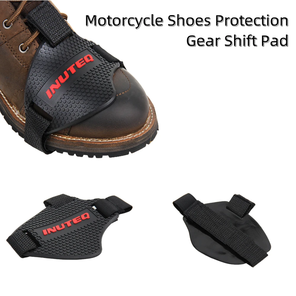 Rubber Motorcycle Shoes Proteção, Almofada do deslocamento da engrenagem, Anti-Skid Gear Shifter, Tampa leve da bota, Shifter Guards Protector, Moda