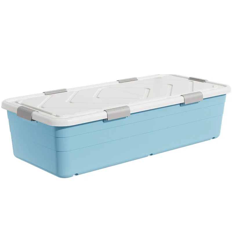 Extra large bed storage box, plastic storage box, home goods special storage box, bed bottom box