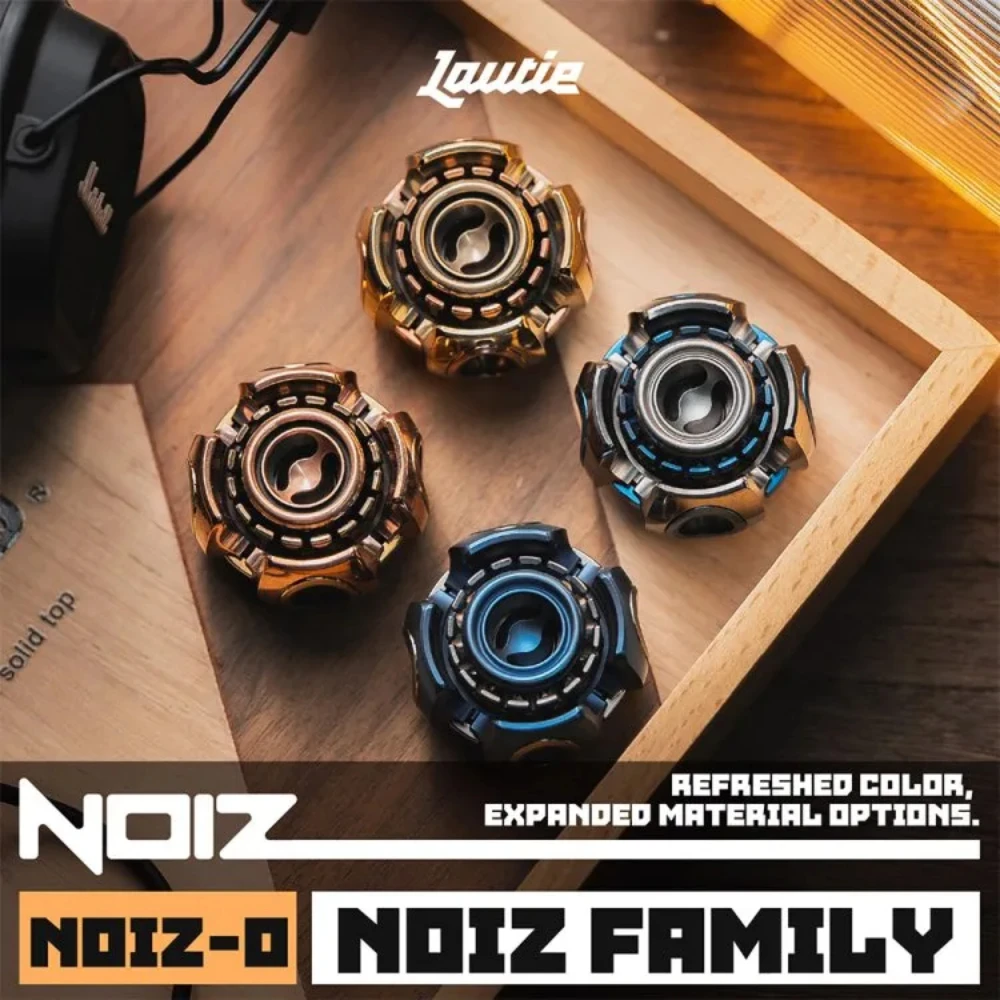 LAUTIE EDC Noiz-O Fidget Spinner Noiz Series Stress Relief Toy Adults Metal Fidget Toy ADHD-friendly EDC Pocket Toy