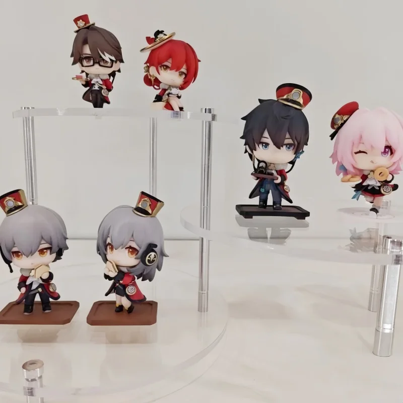 [Genuine] Honkai Star Rail Trailblazer Q Versions Models Anime Character Pvc Fashion Figures Toys Ornament Xmas Birthday Gift To