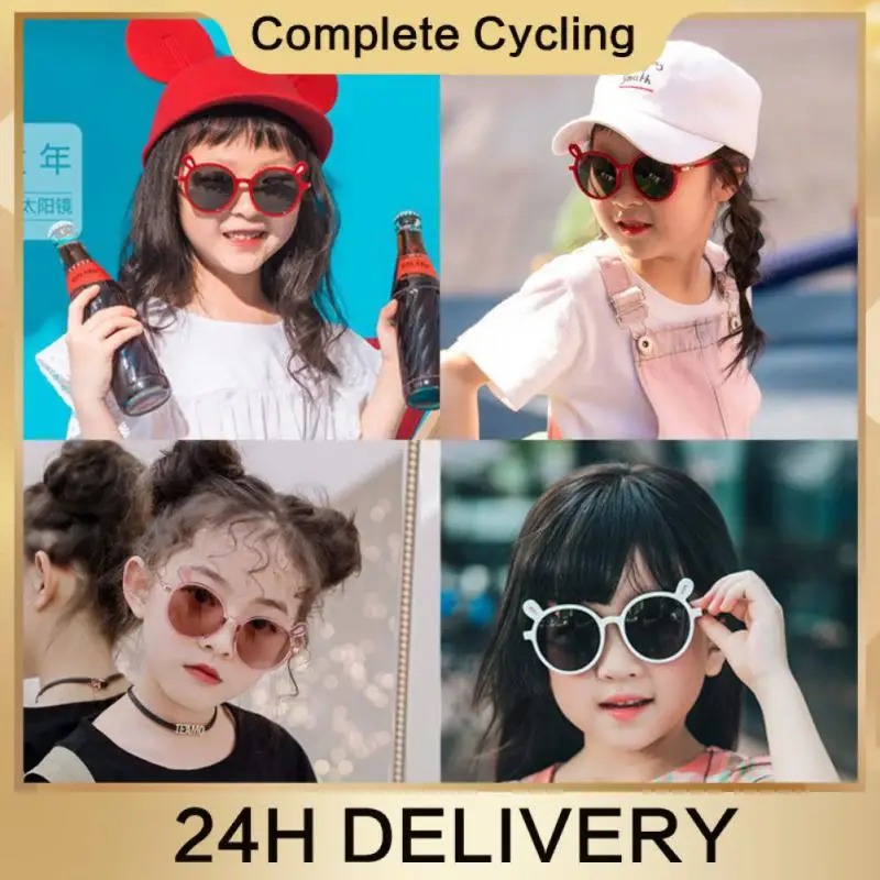 Childrens Sun Glasses Summer Baby Kids Sunglasses Sunglasses Fashion Summer Eyewear Cute Ear Fashion Eyeglasses Decoration 2023