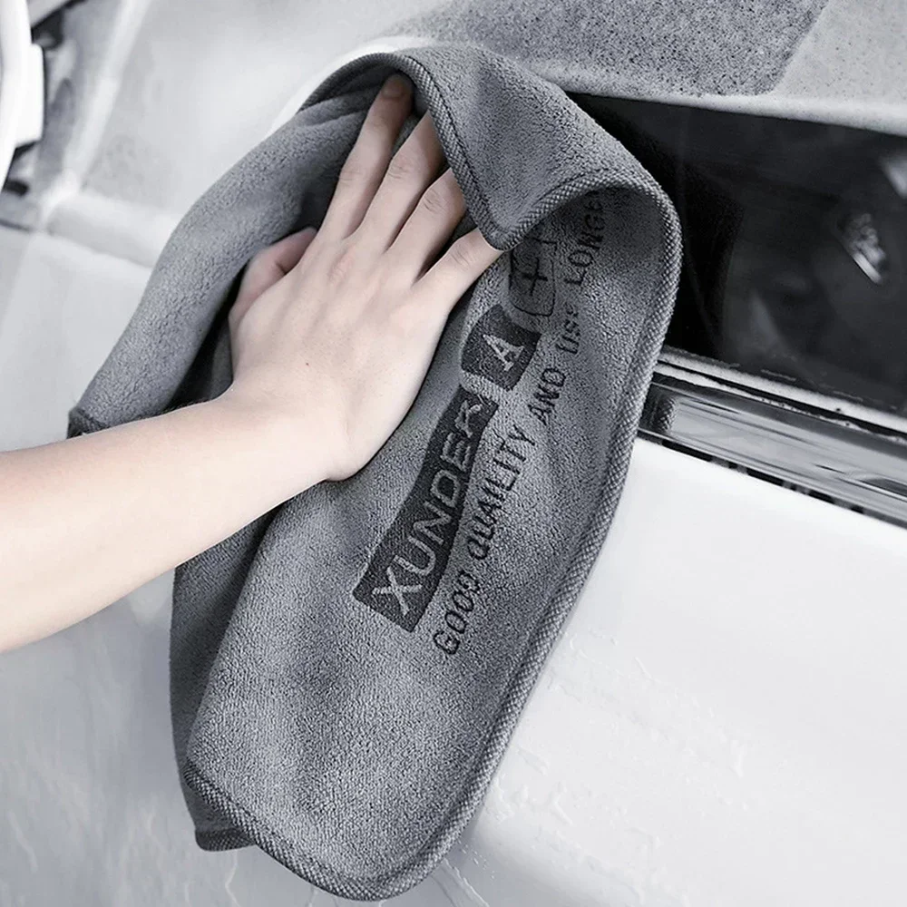 Thicken Microfiber Cleaning Cloths Lint Free Microfiber Cleaning Towel Cloths Reusable Cleaning Towels Absorbent for Car Window