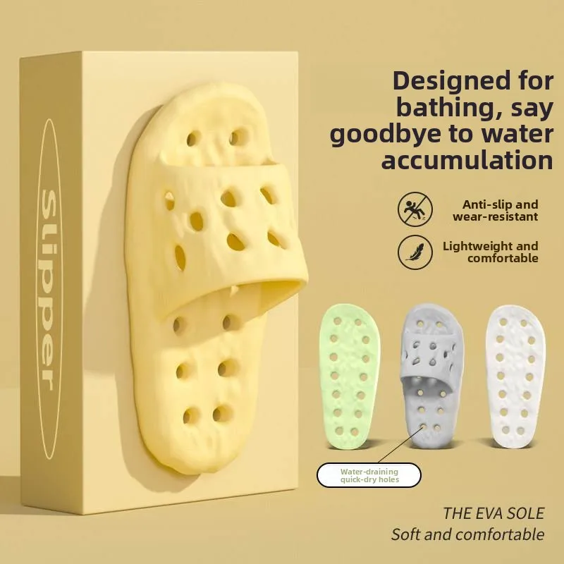

Bathroom Slippers Quick Dry Anti-Slip Indoor Home Makeup Room Special Men Women Style Casual Slippers Comfortable EVA Sole