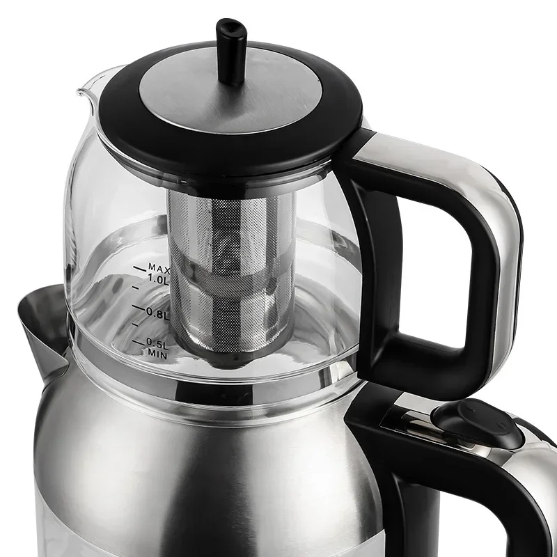 

Kitchen Appliances 1L+2.5L Stainless Steel 1200W Electric Tea Pots Kettle Water Temperature Control Tea Pots Kettle