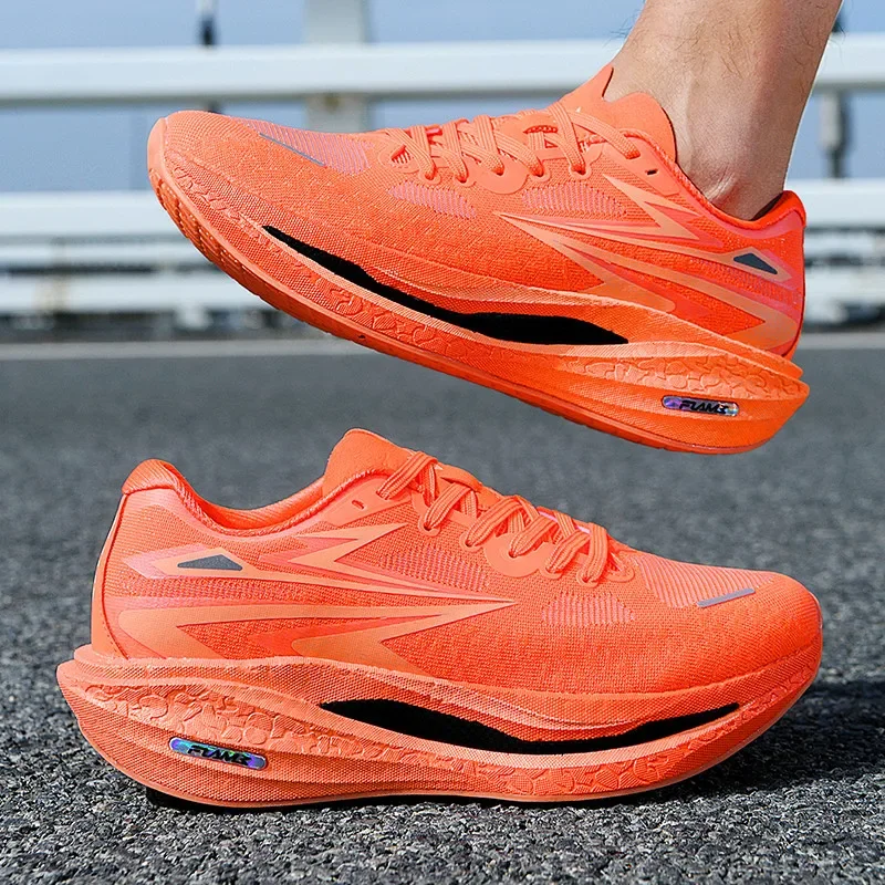 

Высококачественные мужские кроссовки из углеродистой пластины для женщин, сверхкритические амортизирующие дорожные кроссовки E-TPU, легкие удобные кроссовки