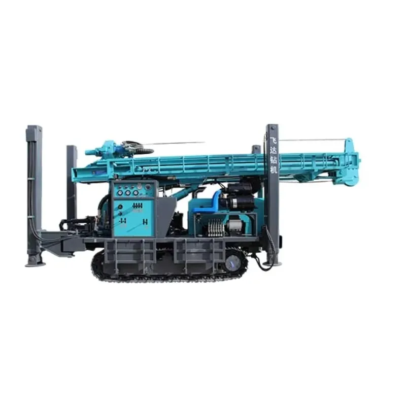 

Новое поступление 2023 года, 400 м, полностью гидравлическая гусеничная роторная буровая установка, лидер продаж, буровая установка для водяных скважин, незаменимый двигатель насоса