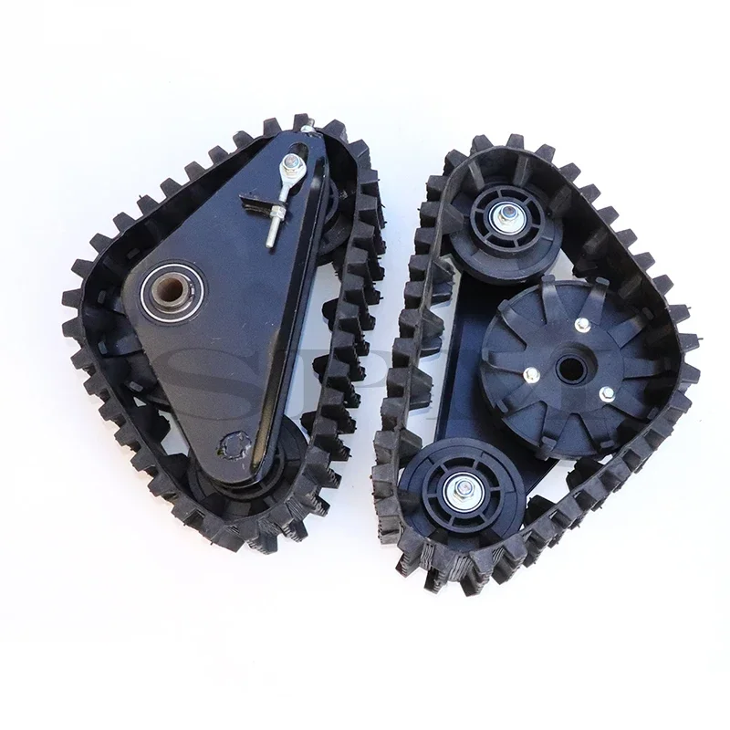 

1 пара резиновых гусеничных колес для ElectricATV UTV, багги, снегоход, квадроцикл, гусеницы для велосипеда, сборка, система песочных снежных гусениц