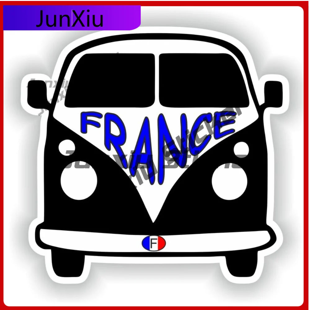

Van France Sticker Premium Vinyl Decal For Laptop SUV Scratch Cover Decoration Auto Accessories Exterior Vinyl Decal Waterproof