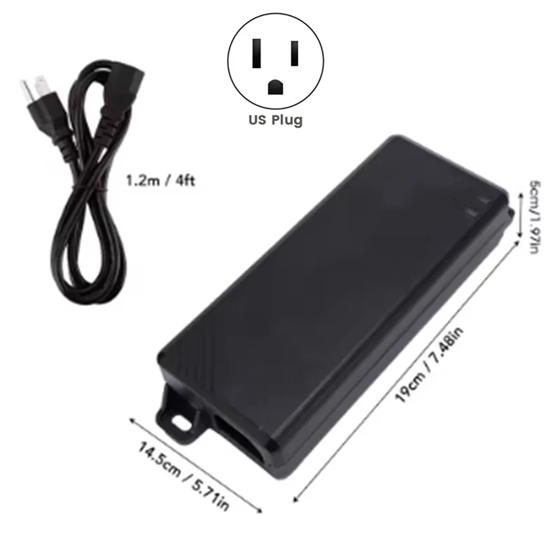 TA-150W Poe Injector 150W 2.5Gbps 2500Mbps Poe Injector Poe Injector Power Adapter US PLUG