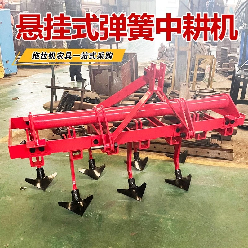 Spring cultivator with complete specifications, subsoiling machine, agricultural tractor farm tool factory, three-point