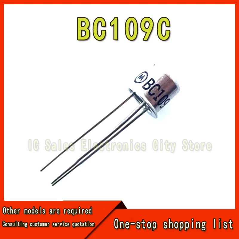 10 Stks/partij BC109C BC109, Bipolaire Power Transistor, Npn, 20V 200mA Ic Nieuwe Originele