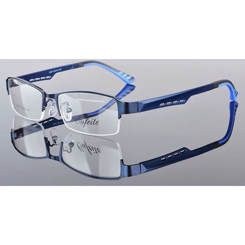 

TR90 Men's Sports Fashion Half rimless Eyeglass Frames Optical Eyewear Rx