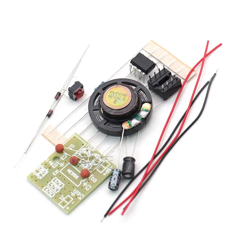 NE555 Doorbell Suite Electronic Production Doorbell Suite DIY Kit Ding dong doorbell PCB welding laboratory