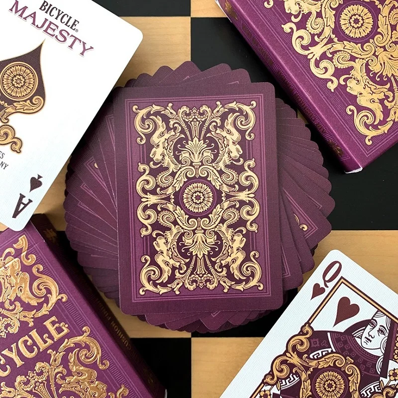 Bicycle Majesty Playing Cards USPCC Collection Deck Card Games Magic Tricks Props for Magician