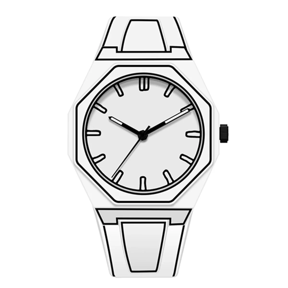 

Fashion Minimalist Sketching Creative Sports and Leisure Watch Modern Design Waterproof Watch