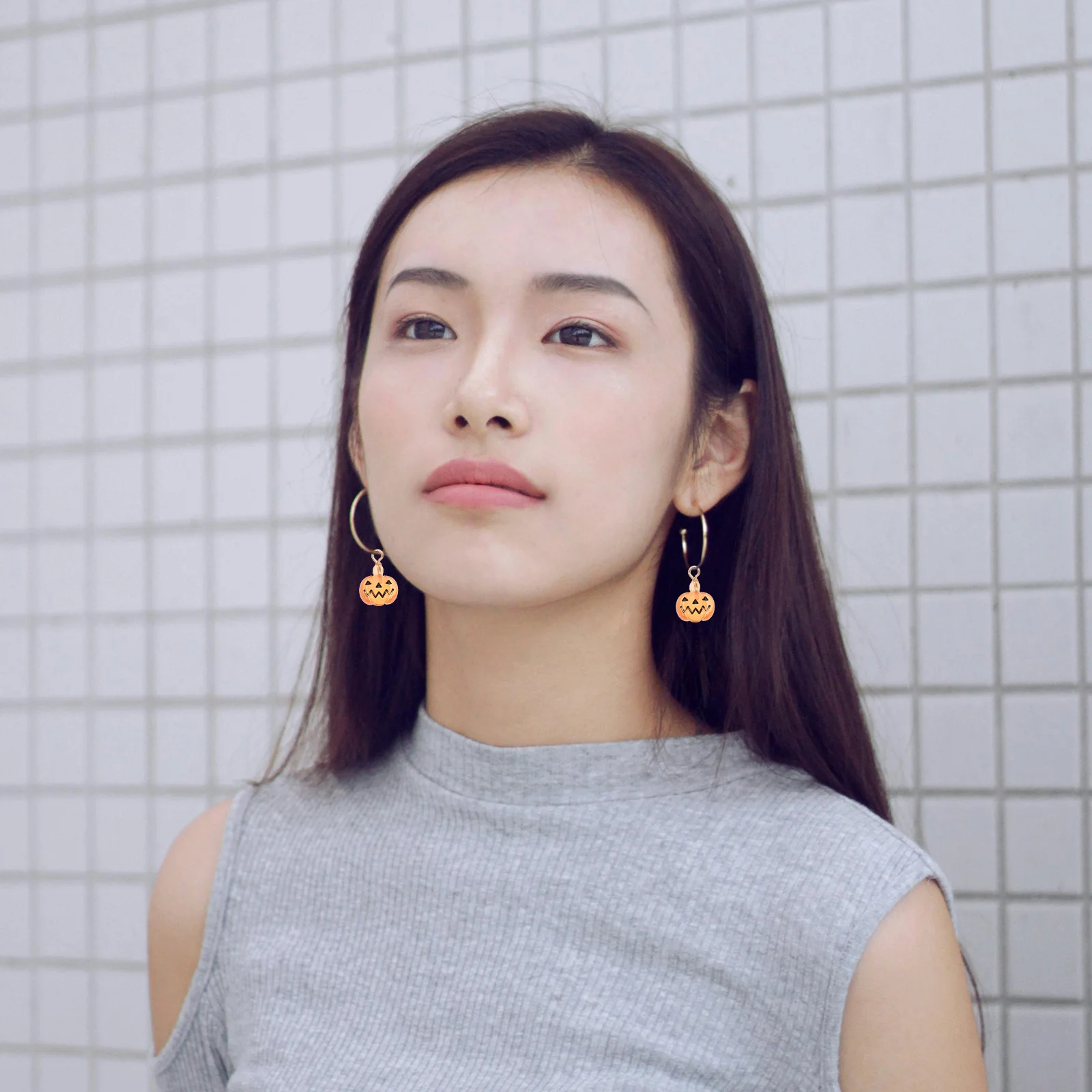 

2Pcs Halloween Pumpkin Earring Charms Pendants DIY Jewelry Necklace Bracelet Making Accessories Pumpkin Charm Earring Charms