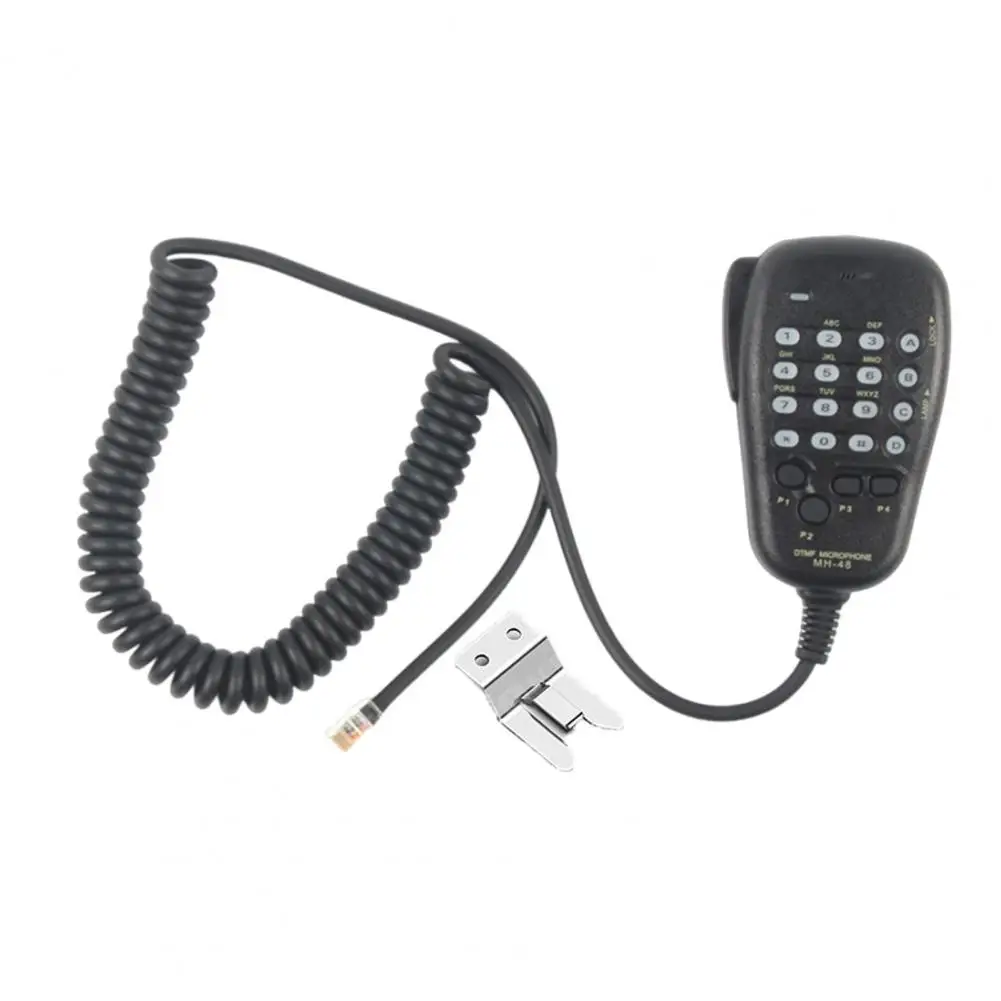 MH-48 Wireless Microphone with 4 User-Programmable Keys DTMF Tone Input for Yaesu Mobile Radio FT-8800R FT-8900R FT-7900R