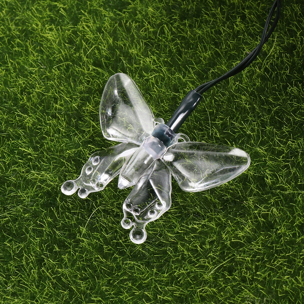

1 set 1 Set Led String Light Solar Powered Decorative Lamp For Garden Yard Outdoor Party Plastic Light Decor Holiday Lighting