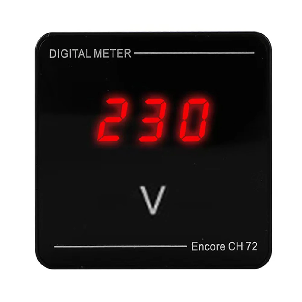AC50-500V 3-in-1 LED Three-Screen Display Digital Voltage Current And Frequency Meter Tester ABS Power Tool Accessories