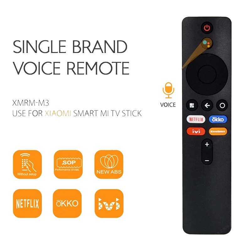 1 Piece Replace XMRM-M6 Remote Control Fit For Xiaomi Mi TV MDZ-24-AA L32M6-6ARG L55M6-ESG L55M6-ARG L50M6-6ARG XMRM-M3