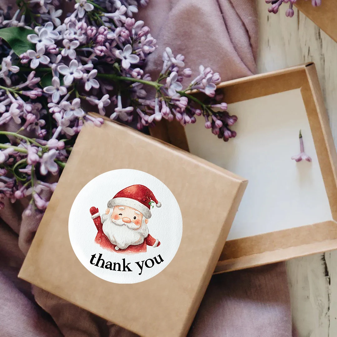 90 قطعة من ملصقات عيد الميلاد المخصصة لعيد الميلاد (مناسبة للمعمودية والحفلات وتغليف الهدايا)