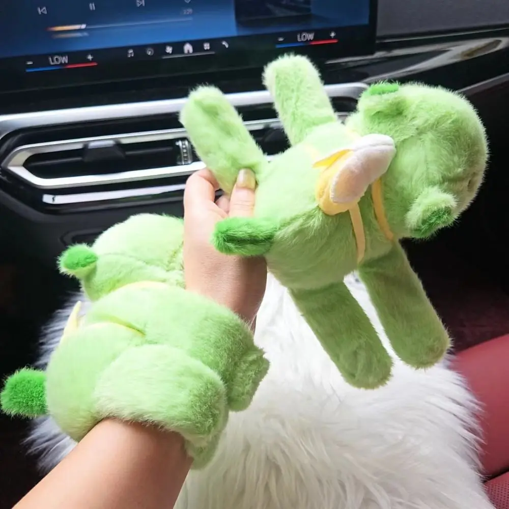 

Capybara Rodent Capybara Plush Wrist Band Green Capybara Bananas Slap Bracelet Series Avocados 23cm Plush Doll Slap Bracelet