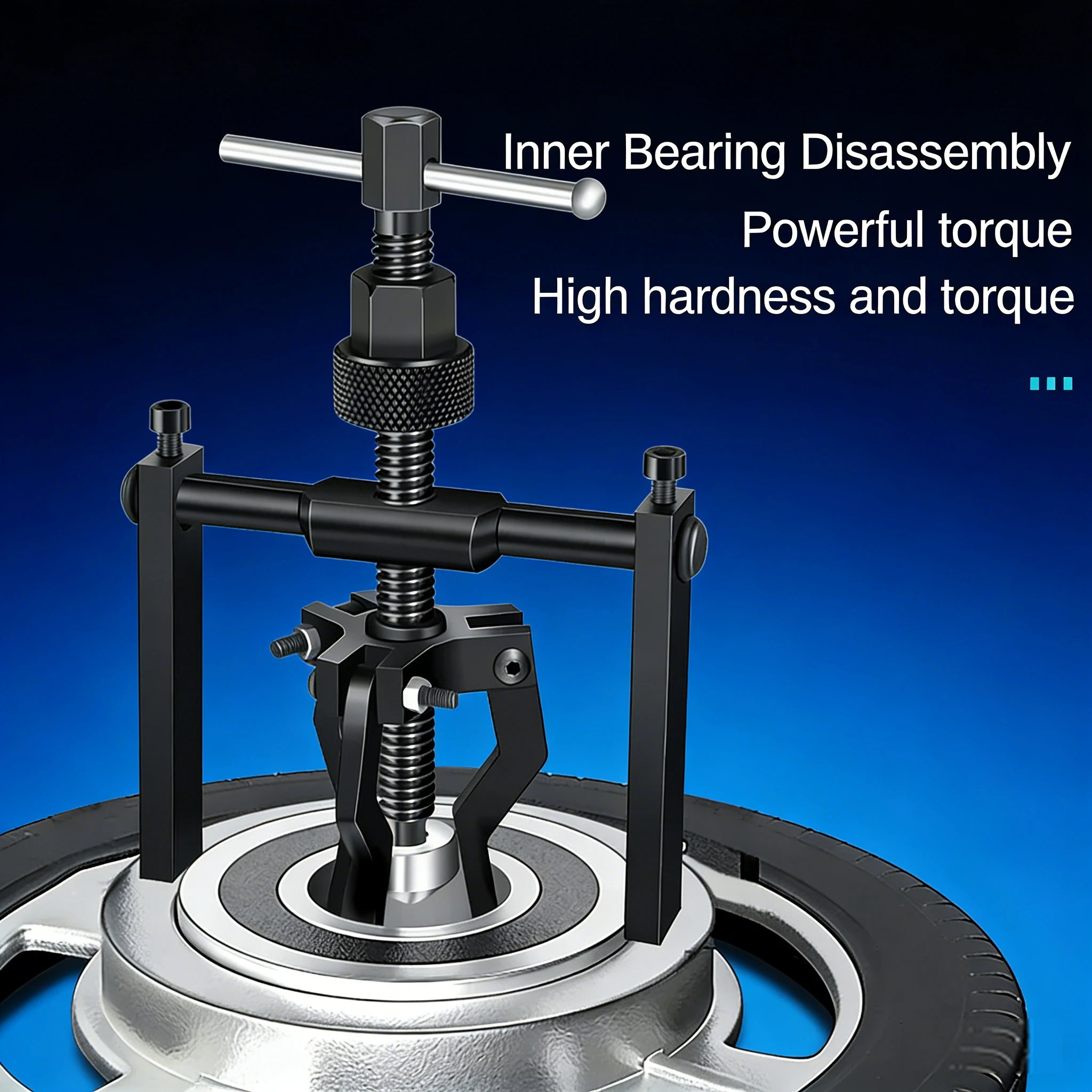 

Jaw Car Bearing Puller, Labor-saving Heavy Duty Bearing Disassembly Tool for Auto Repair Bearing Separation