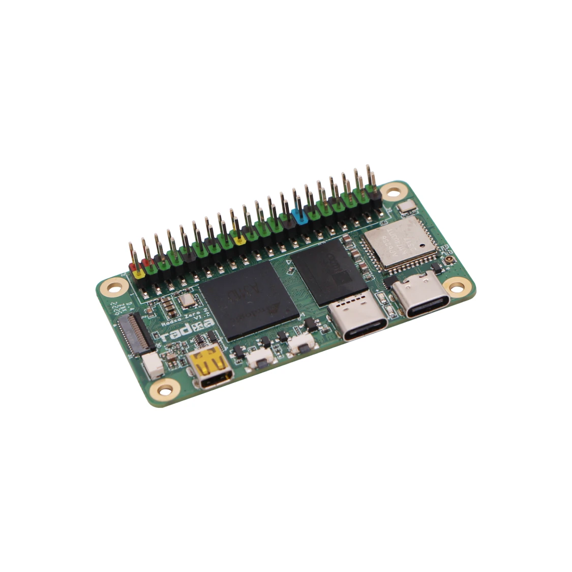 Radxa ZERO 2 Pro SBC Amlogic A311D 6 núcleos com NPU GPU WiFi 5 BT 5 Computador de placa única eMMC integrado