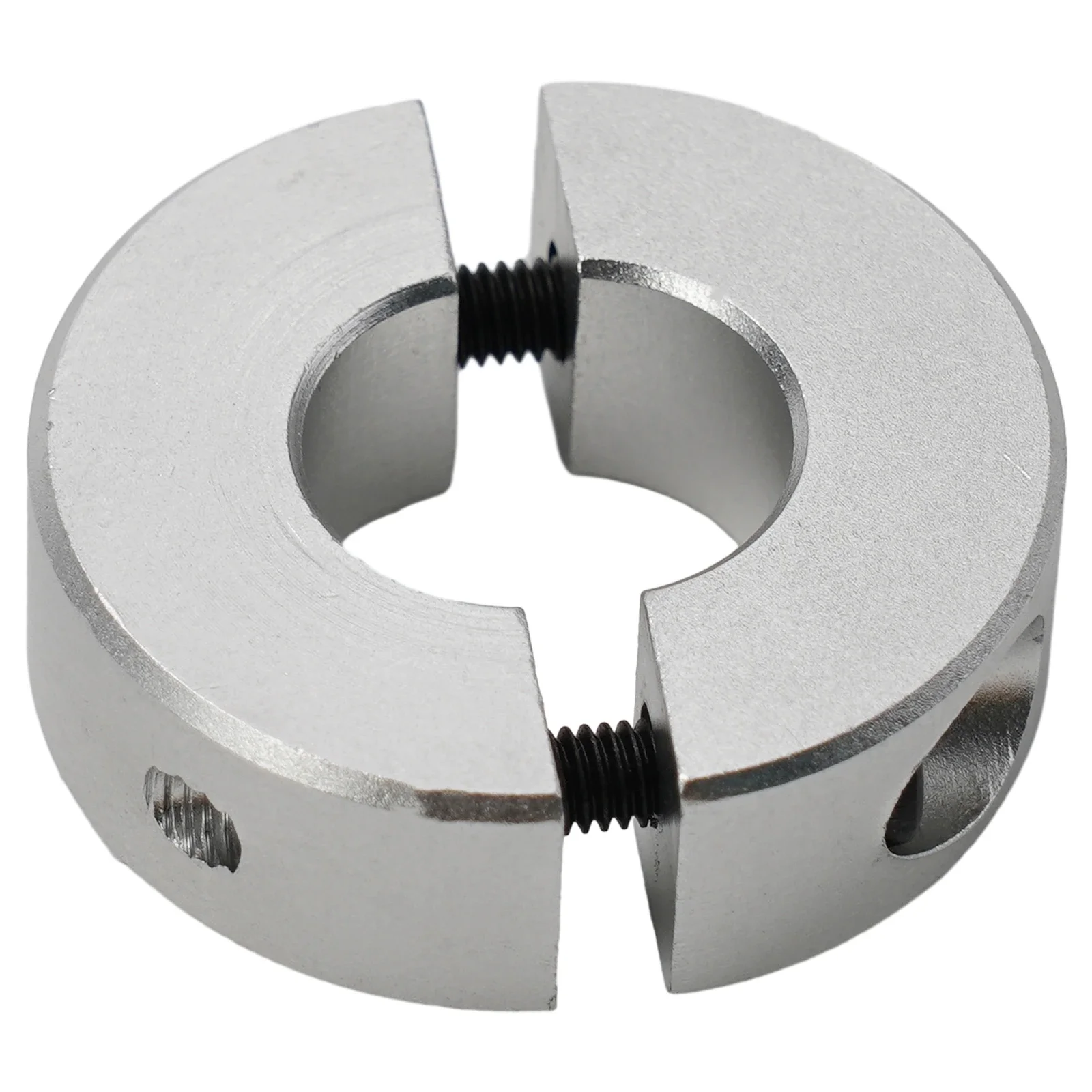 Collare a morsetto doppio diviso in lega di alluminio-Set collare albero 13mm-30mm-viti in acciaio inossidabile A2-finitura ossido nero