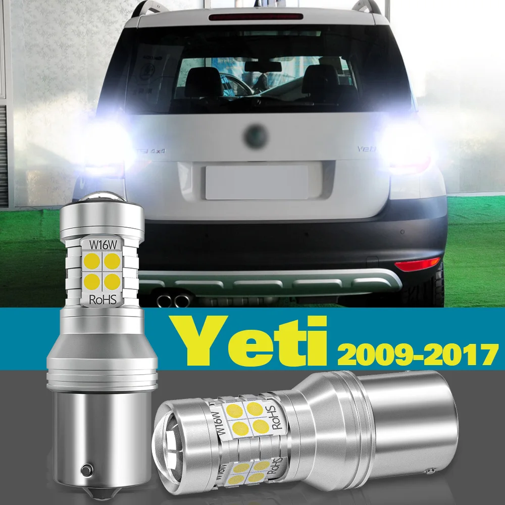 

Reverse Light For Skoda Yeti Accessories 2009 2010 2011 2012 2013 2014 2015 2016 2017 2pcs LED Backup Back up Lamp