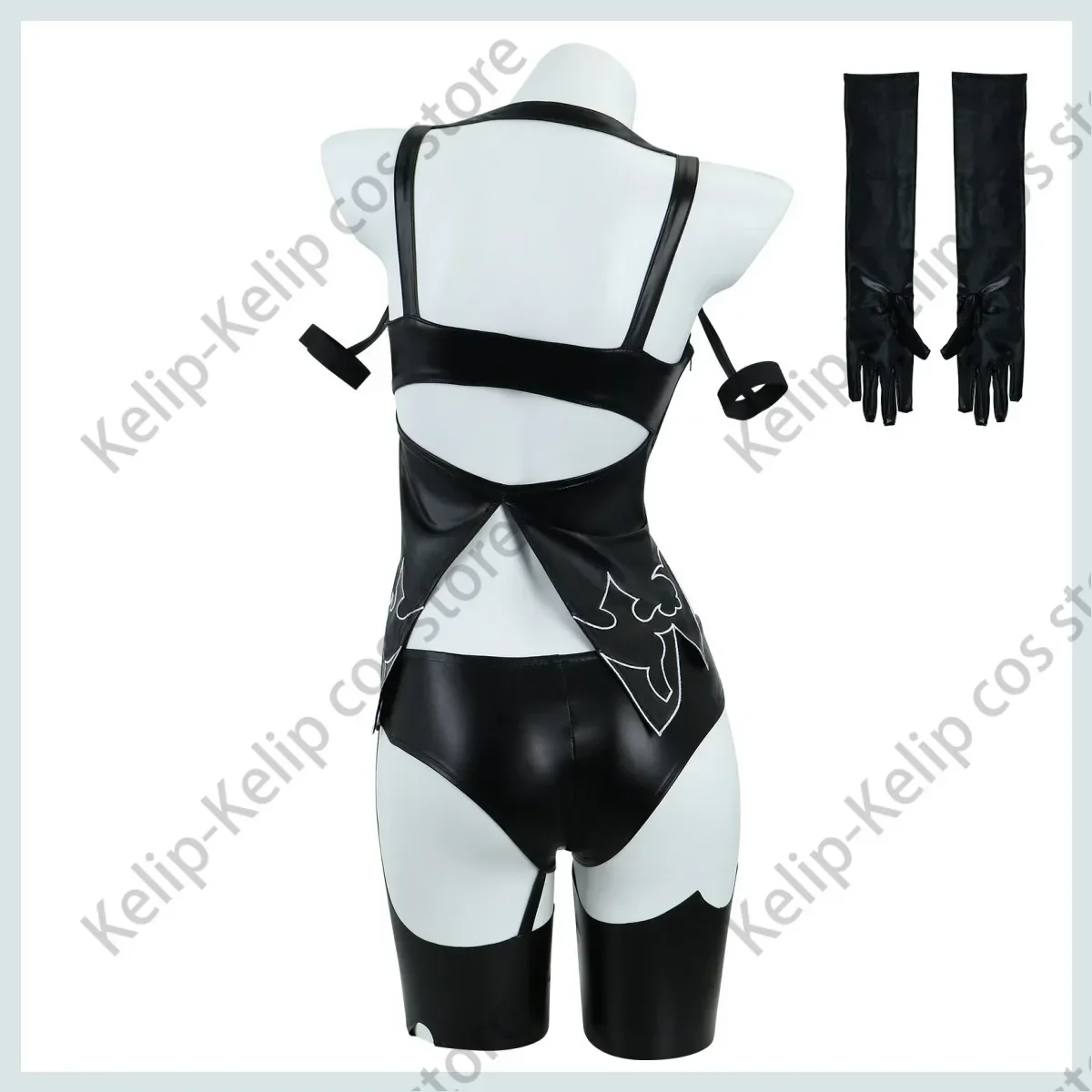 Аниме-игра NieR:Automata YoRHa Type A No 2 Косплей Костюм A2 Парик Черные топы из искусственной кожи Шорты Женский сексуальный карнавальный костюм для Хэллоуина
