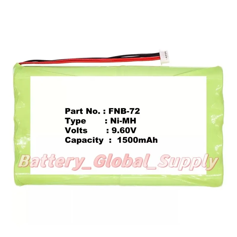 

FNB-72xh FT-817ND FT-818 SBR-32MH FNB-85 9.6V 1500mAh 1 PC Polycarbonate