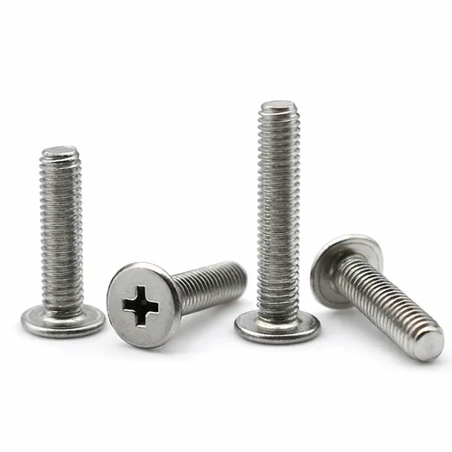 Imagen 2 del producto Tornillos de máquina de perfil bajo y cabeza plana Phillips de acero inoxidable 304 M1.2 M1.4 M1.6 M2 M2.5 M3 M4 M5 M6 M8