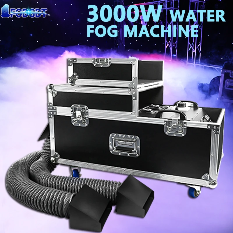 Imagem -03 - Máquina de Névoa de Água 4000w 3000w 5000w Baixo Efeito de Máquina de Neblina Equipamento de Fumaça Controle Dmx 512 para Discoteca Festa de Casamento Palco