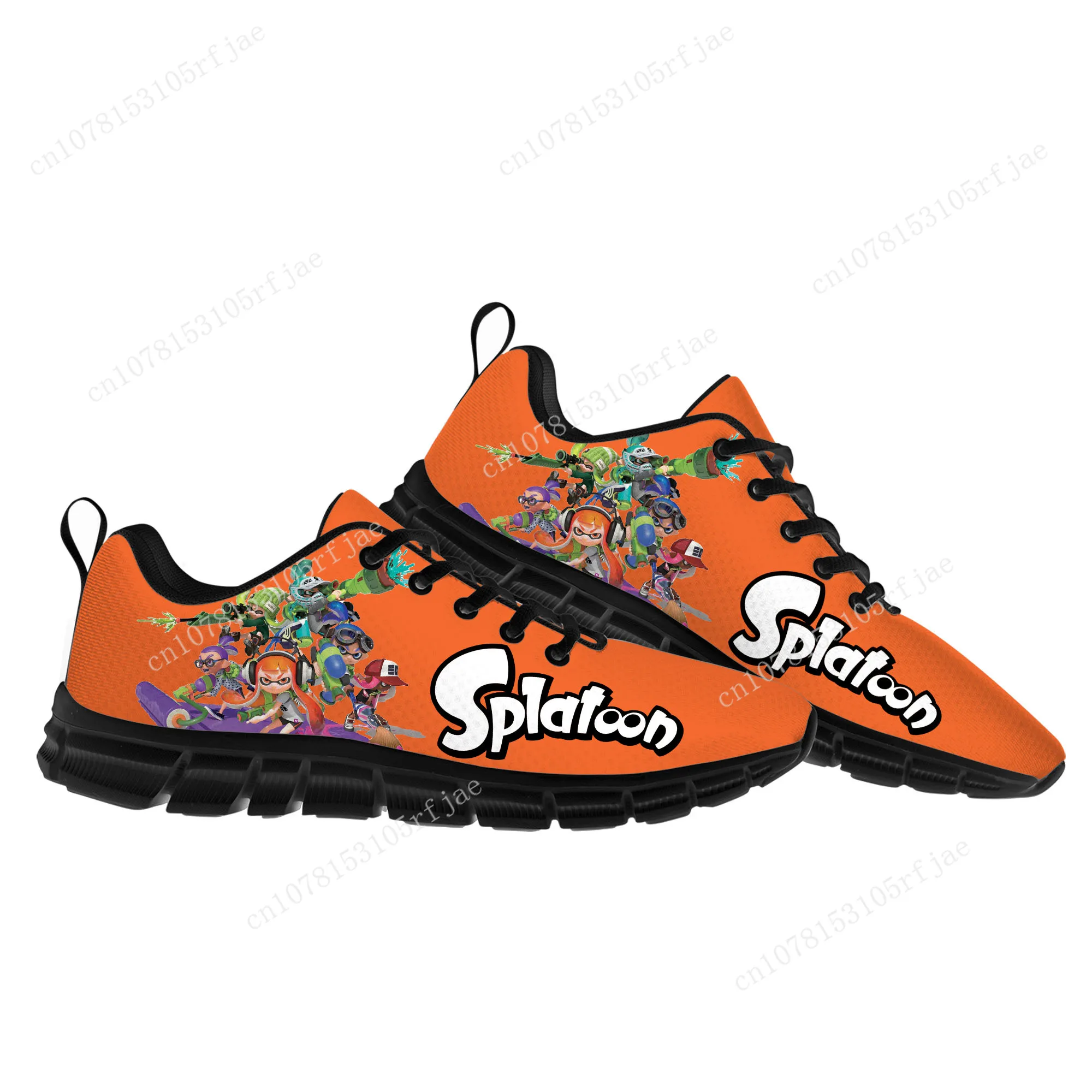 AAnime Cartoon Game Splatoons Sports Shoes Mens Womens Teenager Kids Children Sneakers High Quality Sneaker Custom Built Shoes